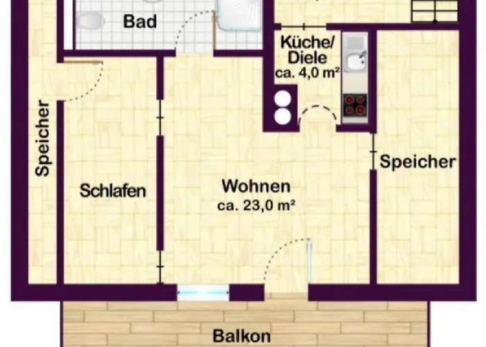 Emilia Mit Bergblick Apartamento